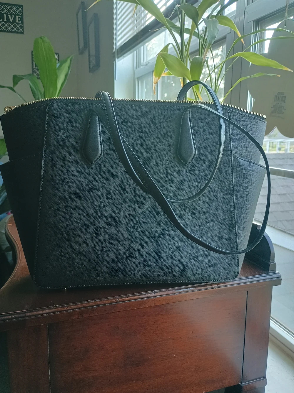 Michael Kors Black Saffiano Leather Tote Bag